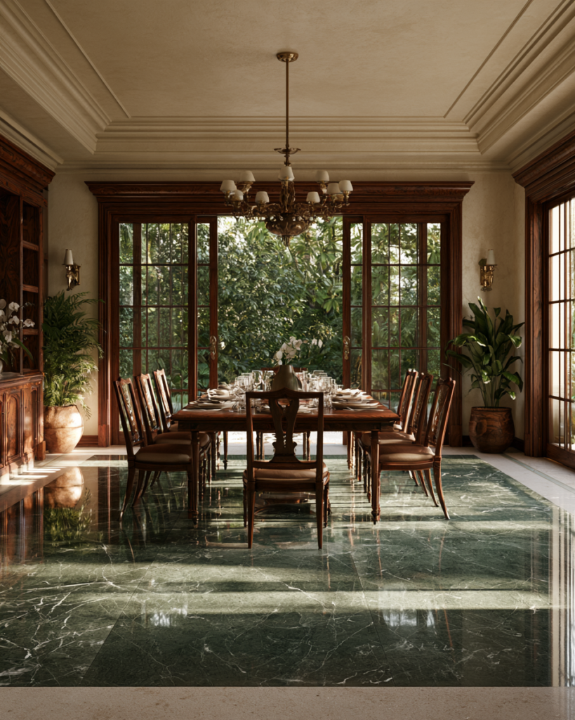 Intérieur VERT IMPÉRIAL